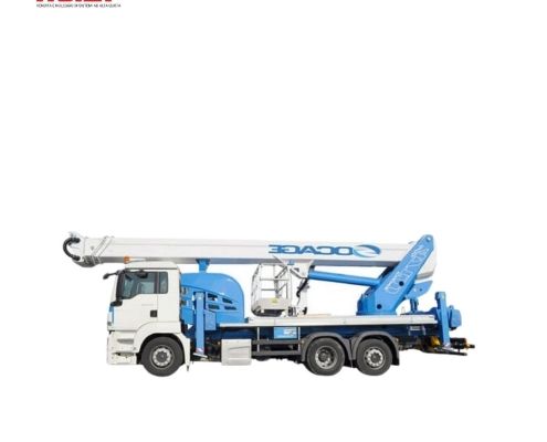 piattaforma autocarrata 50mt con verricello 8